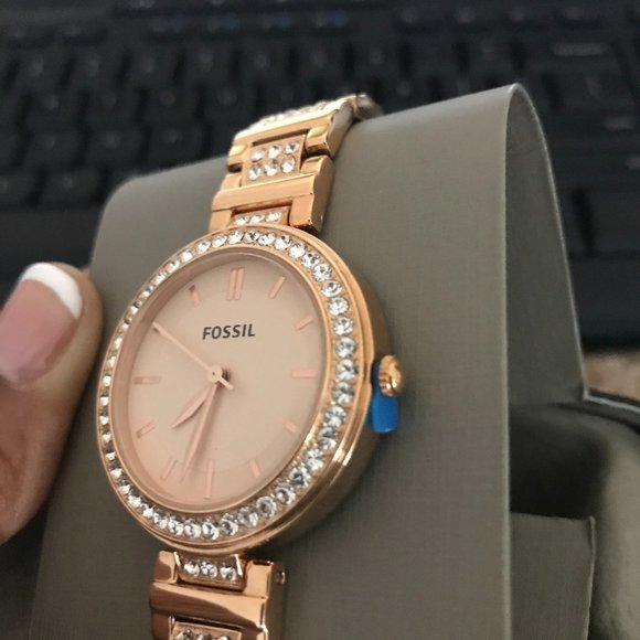 Women's Fossil Watch New, Never Used, Rose Gold - Picture 1 of 4